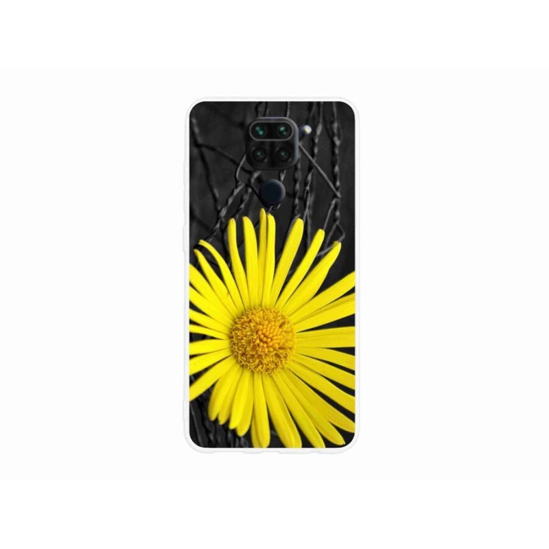 Gél borítás mmCase a Xiaomi Redmi Note 9-hez - sárga virág