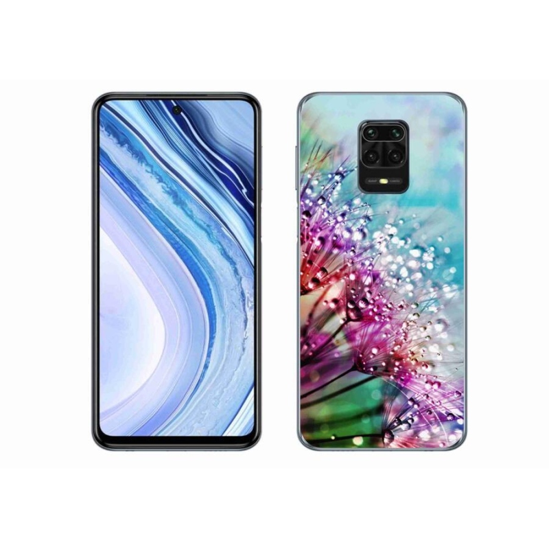 Gél borító mmCase a Xiaomi Redmi Note 9S-hez - színes virágok