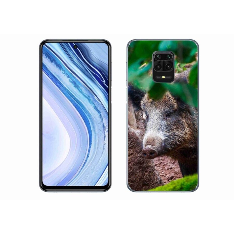 Gél borítás mmCase a Xiaomi Redmi Note 9S-hez - vaddisznó