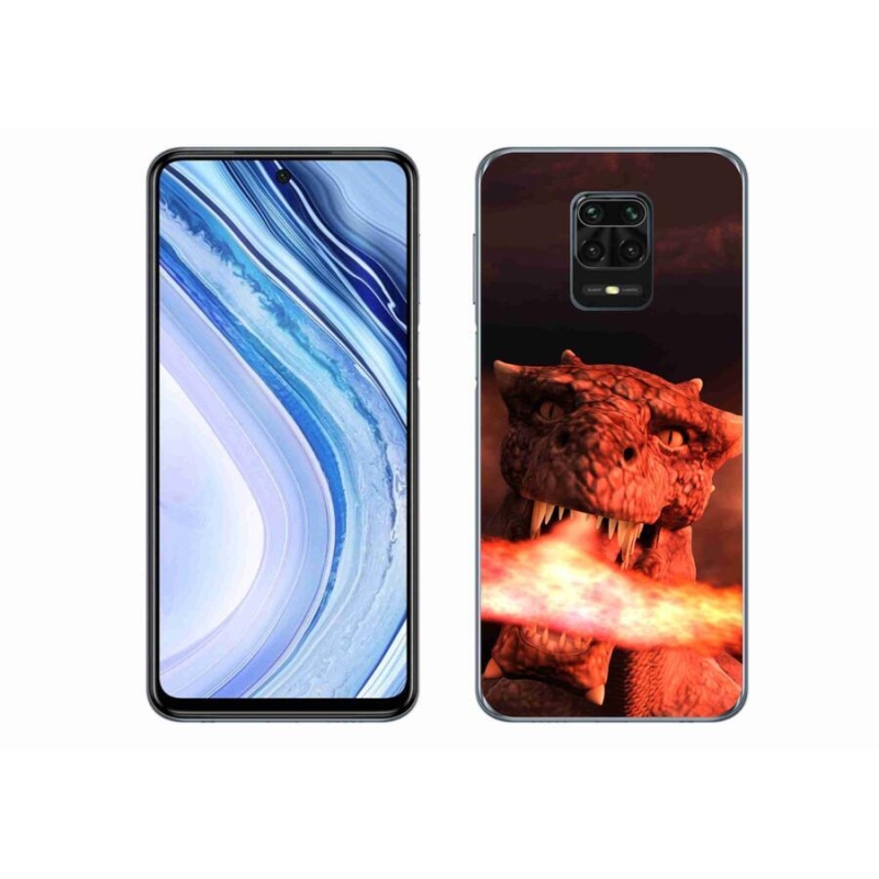 Gél borítás mmCase a Xiaomi Redmi Note 9S-hez - sárkány