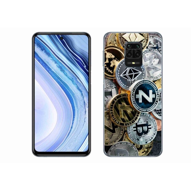 Gél borító mmCase a Xiaomi Redmi Note 9S számára - kriptovaluták
