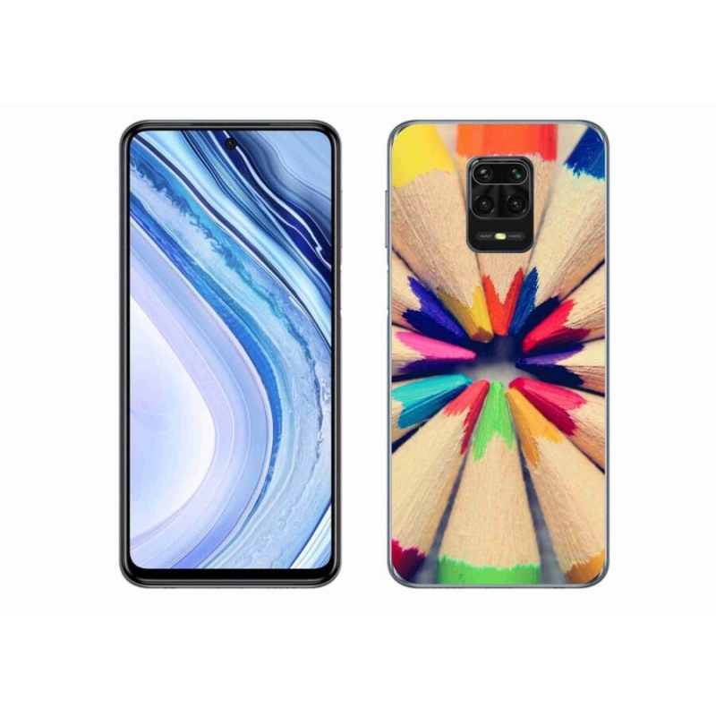Gél borítás mmCase a Xiaomi Redmi Note 9S-hez - zsírkréták