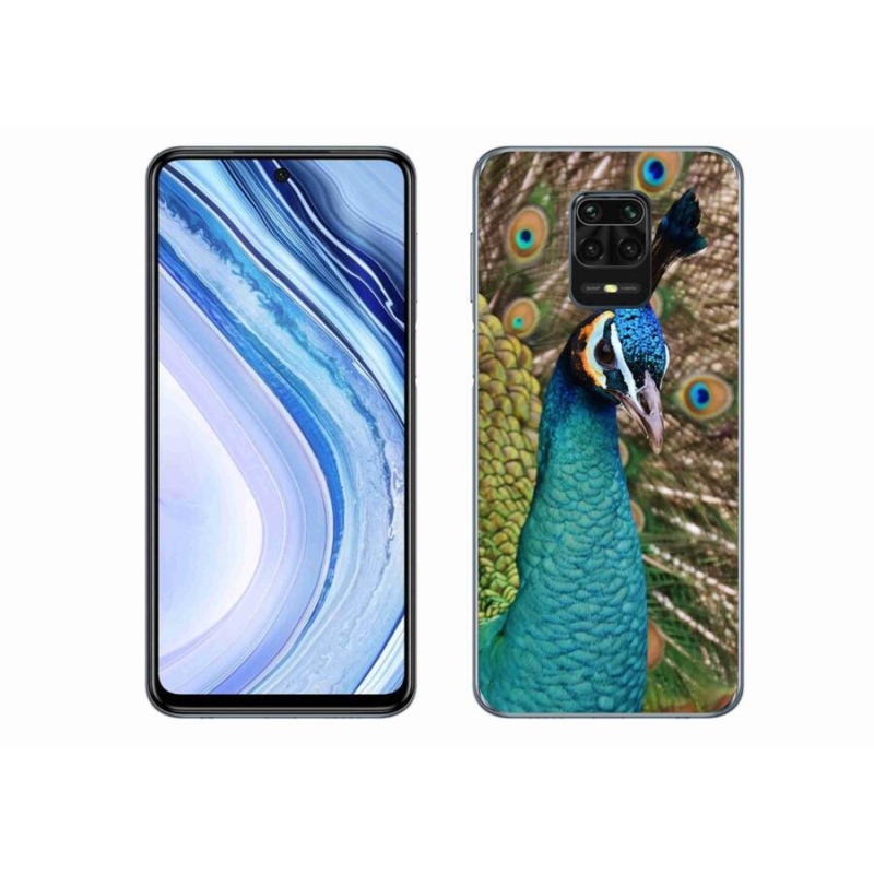 Zselés borítás mmCase a Xiaomi Redmi Note 9S-hez - páva