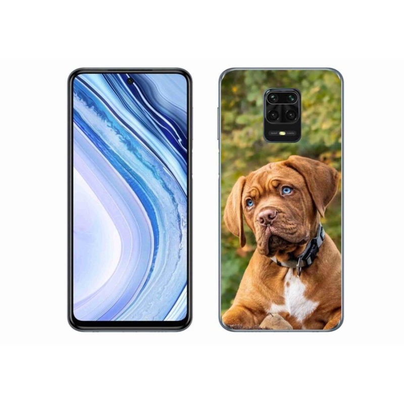 Gél borítás mmCase a Xiaomi Redmi Note 9S-hez - kölyökkutyakék