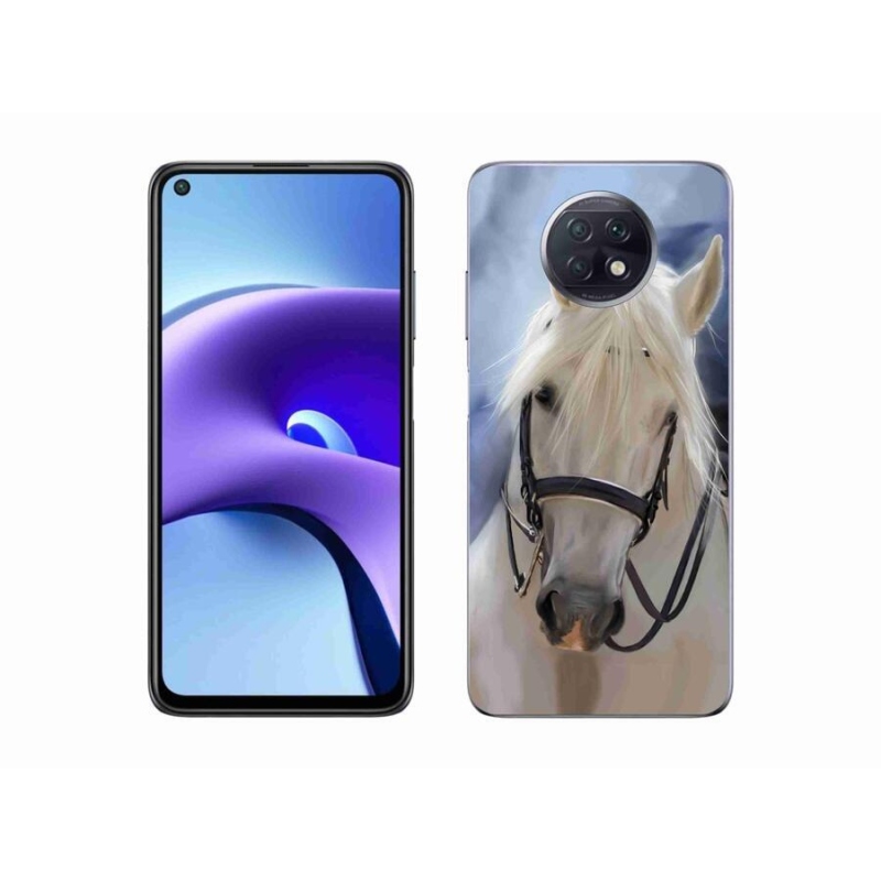 Gél borítás mmCase a Xiaomi Redmi Note 9T 5G-hez - fehér ló