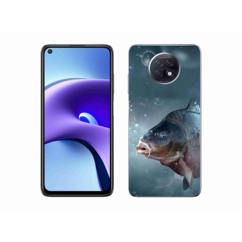 Gél borítás mmCase a Xiaomi Redmi Note 9T 5G számára - ponty és buborékok