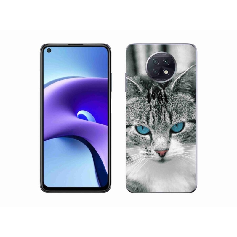 Gél borítás mmCase a Xiaomi Redmi Note 9T 5G számára - cat view 1