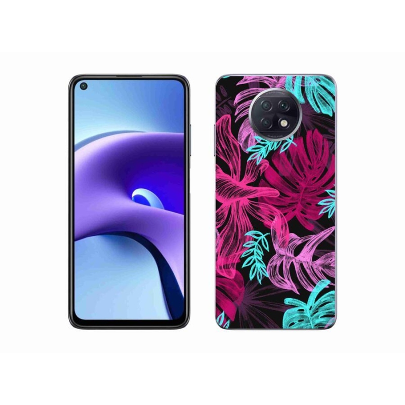 Gél borító mmCase a Xiaomi Redmi Note 9T 5G - virágok 1