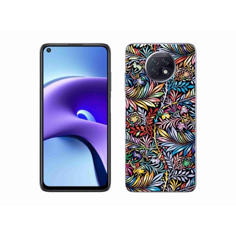 Gél borító mmCase a Xiaomi Redmi Note 9T 5G számára - virágok 5