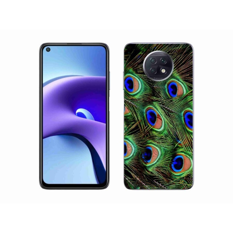 Gél borítás mmCase a Xiaomi Redmi Note 9T 5G-hez - pávatoll