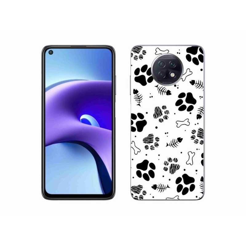 Gél borítás mmCase a Xiaomi Redmi Note 9T 5G-hez - kutyamancsok 1