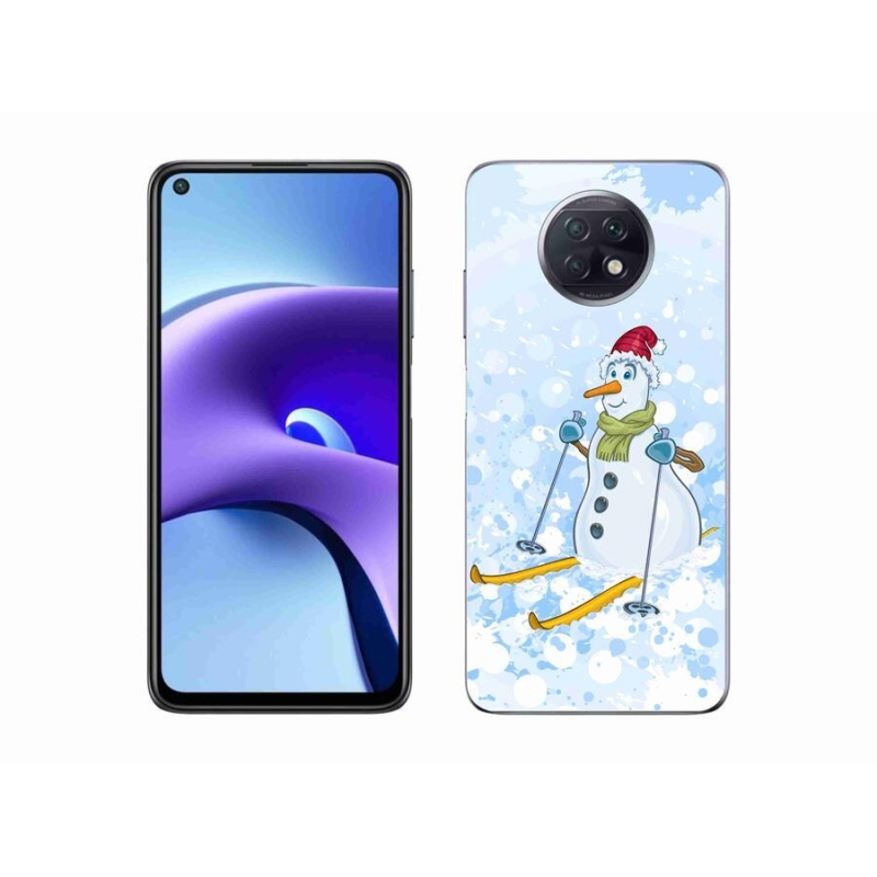 Gél borítás mmCase a Xiaomi Redmi Note 9T 5G számára - hóember