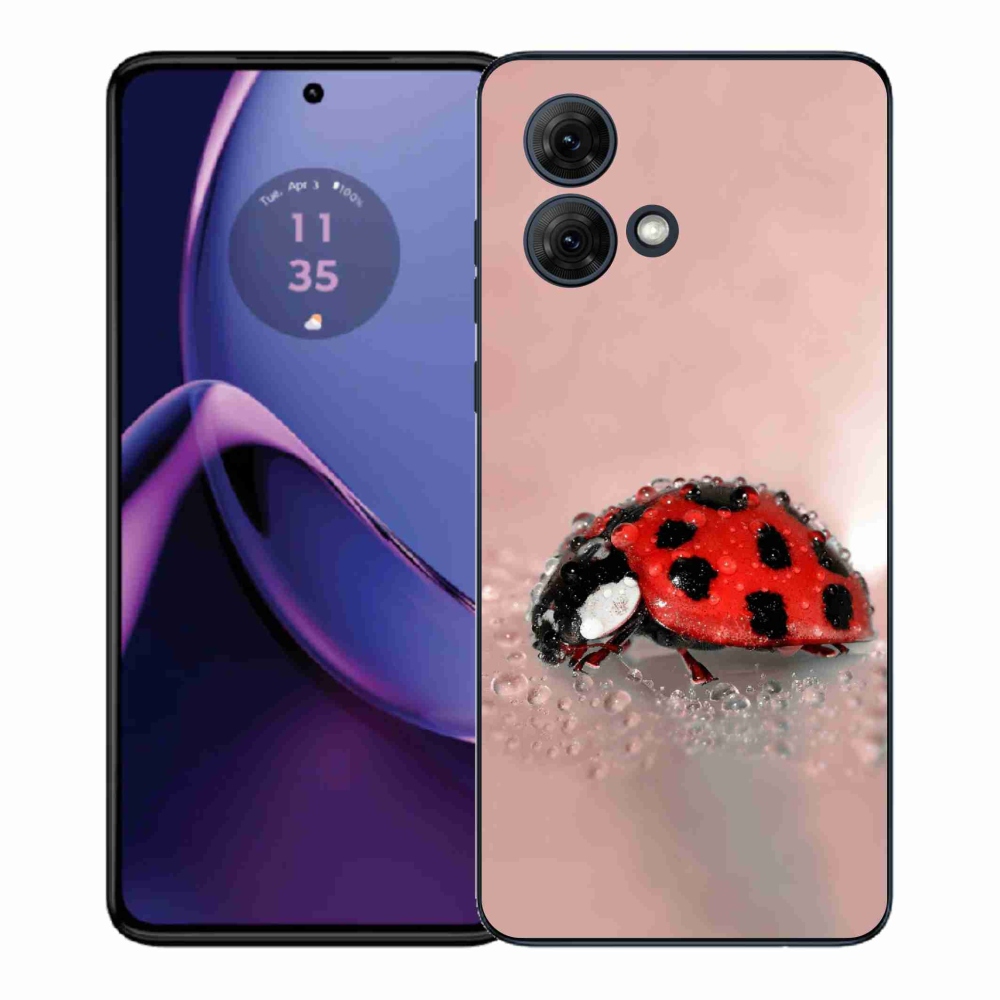 Gél védőburkolat mmCase Motorola Moto G84 5G - katicabogárhoz