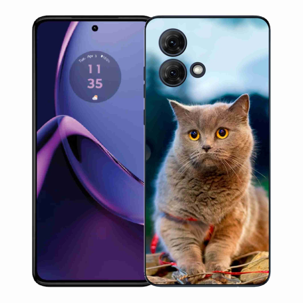 Gél védőhuzat mmCase Motorola Moto G84 5G - Brit kék 2