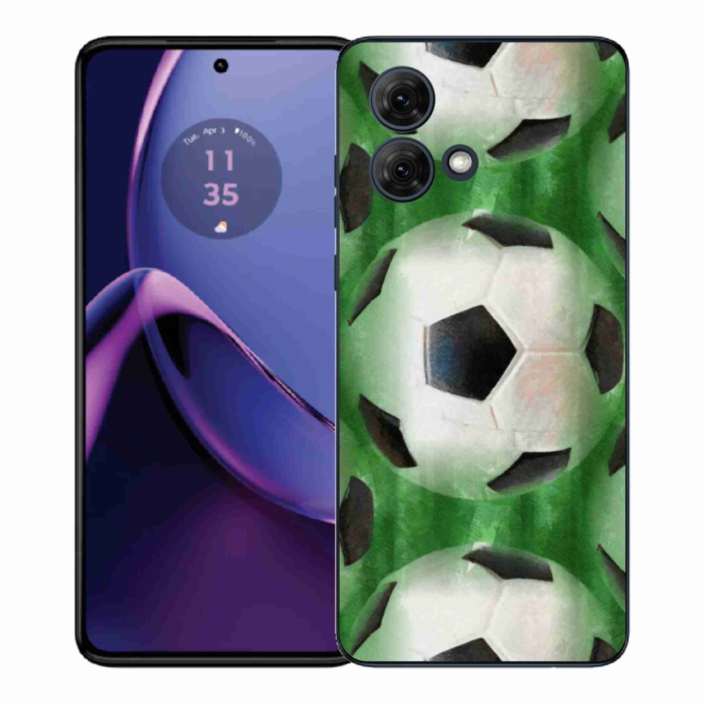 Gél borítás mmCase a Motorola Moto G84 5G-hez - focilabda