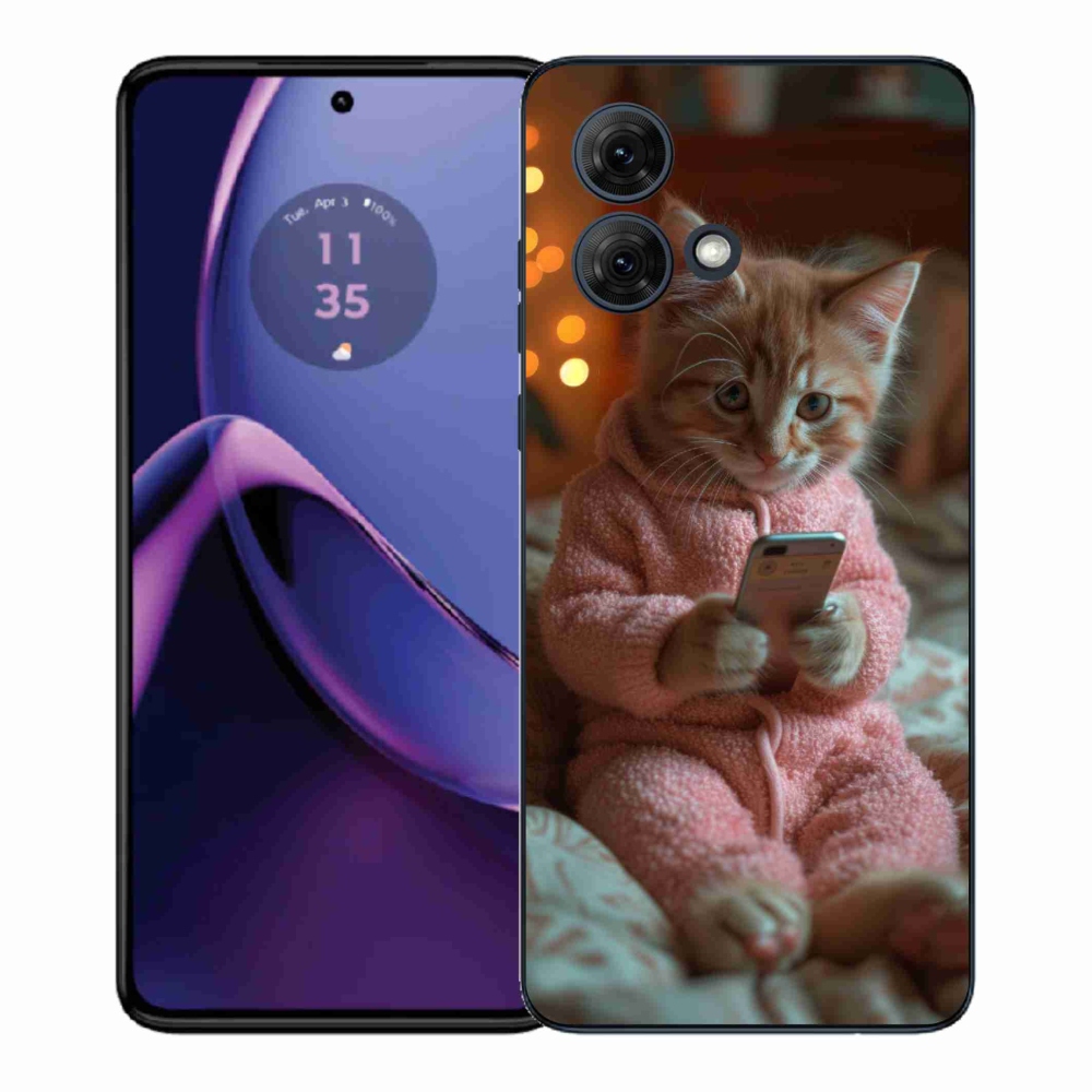 Gél védőburkolat mmCase a Motorola Moto G84 5G - baba mobillal