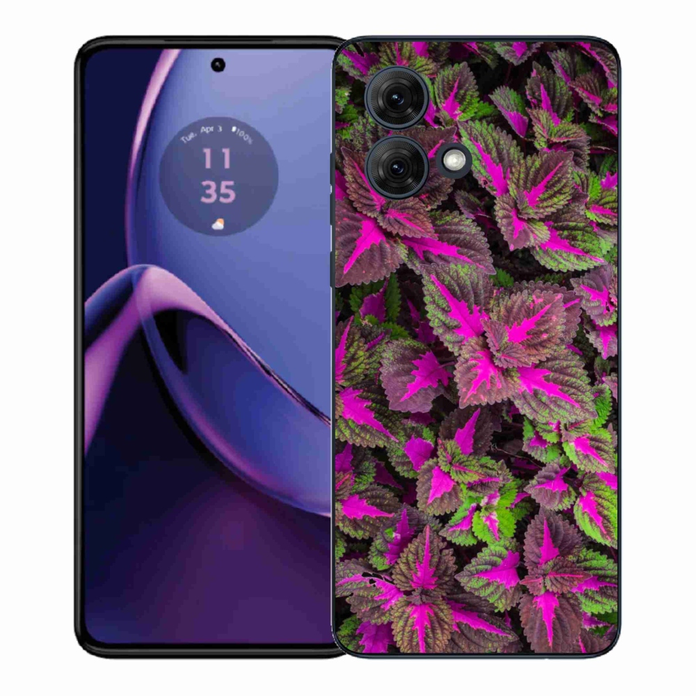 Zselés borítás mmCase a Motorola Moto G84 5G-hez - virág 10