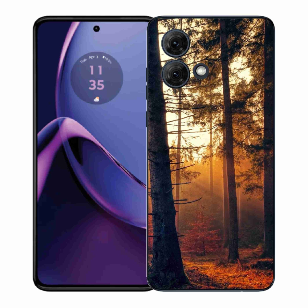 Gél védőburkolat mmCase Motorola Moto G84 5G - erdő