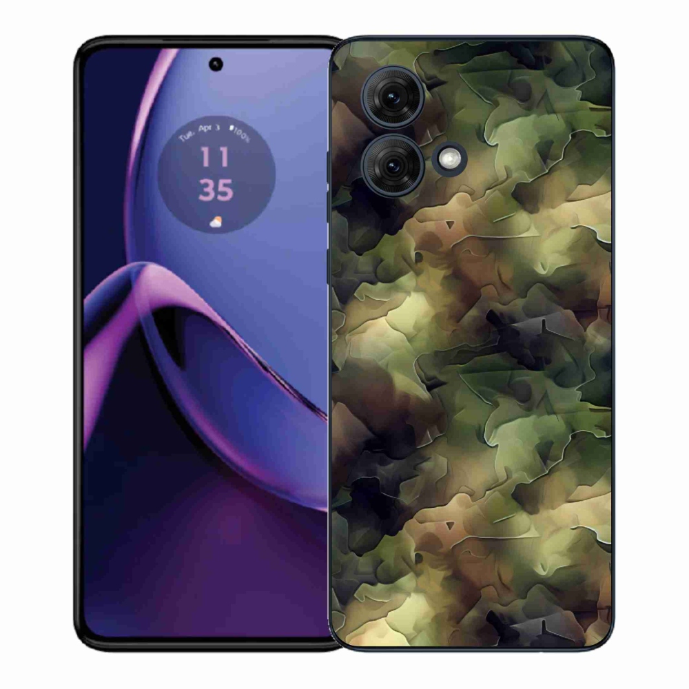 Zselés borítás mmCase Motorola Moto G84 5G - terepszínű minta 10