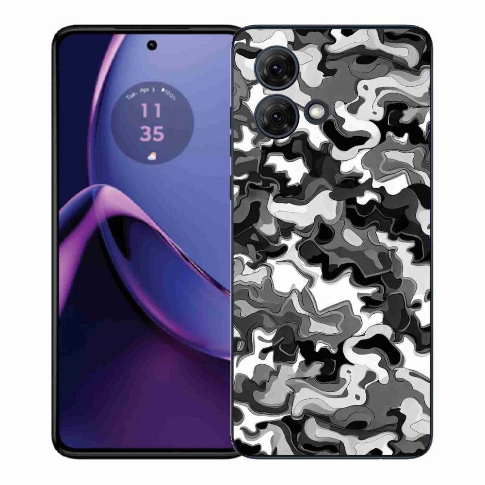 Zselés borítás mmCase Motorola Moto G84 5G - terepszínű mintázat 3