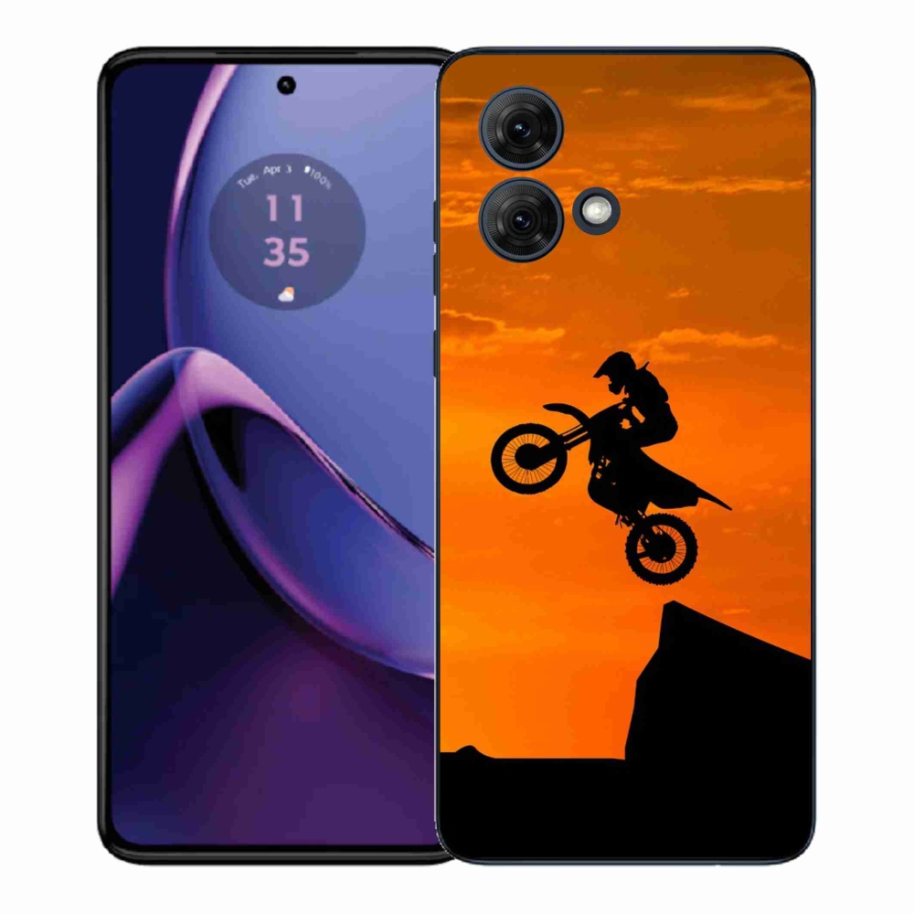 Gél védőburkolat mmCase Motorola Moto G84 5G - motocross
