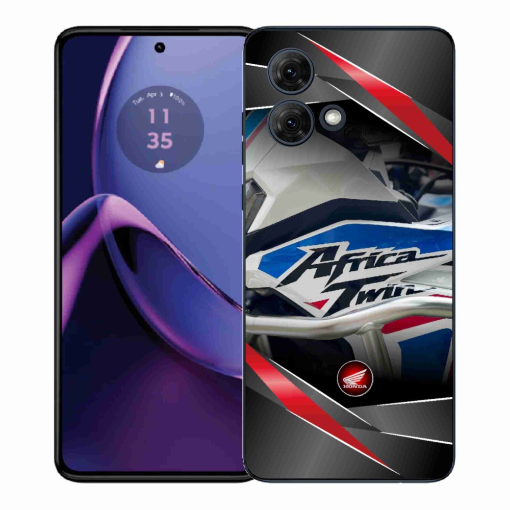 Gél védőburkolat mmCase Motorola Moto G84 5G - motoros honda