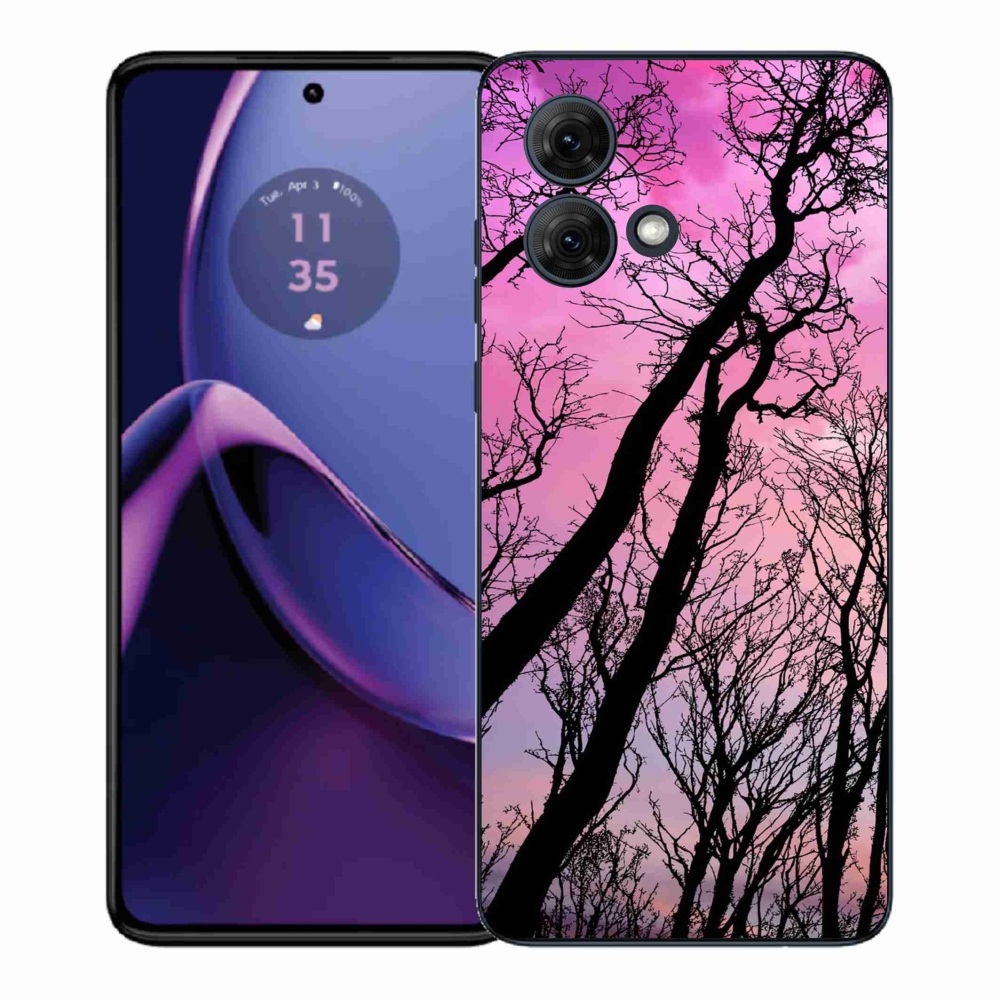 Zselés borítás mmCase Motorola Moto G84 5G - kidőlt fákhoz