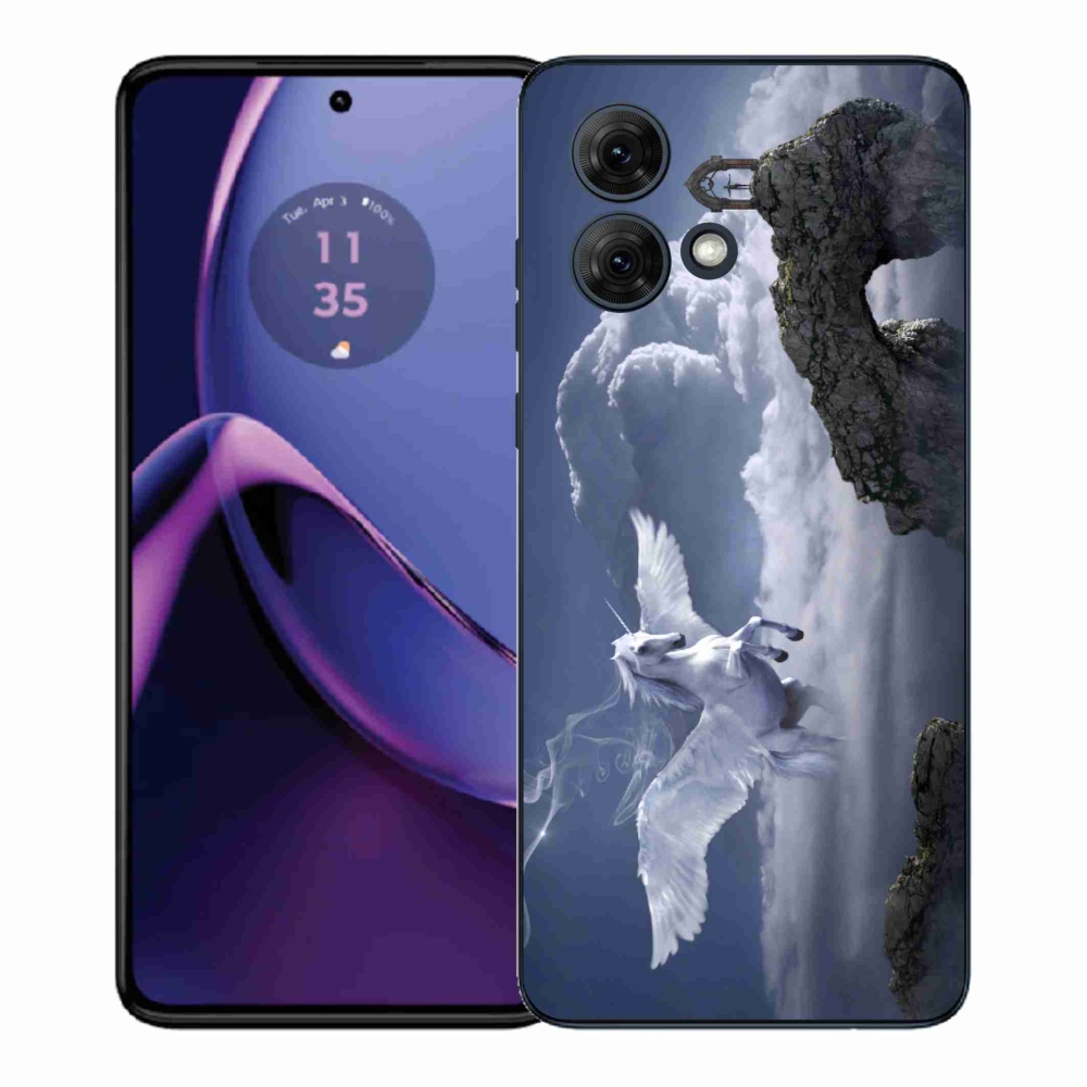 Gél védőburkolat mmCase Motorola Moto G84 5G - pegazus