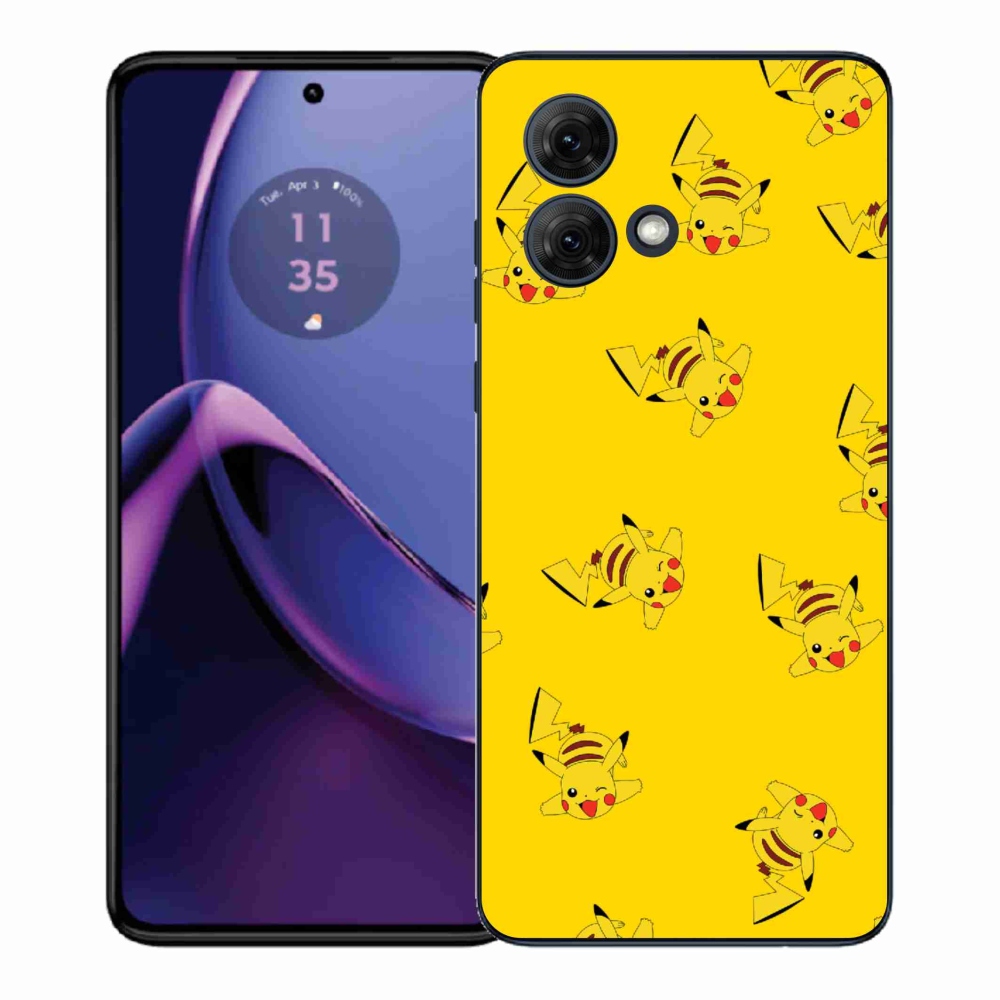 Gél védőburkolat mmCase a Motorola Moto G84 5G készülékhez - pikachu