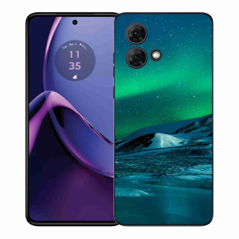 Gél borítás mmCase a Motorola Moto G84 5G készülékhez - sarki fény