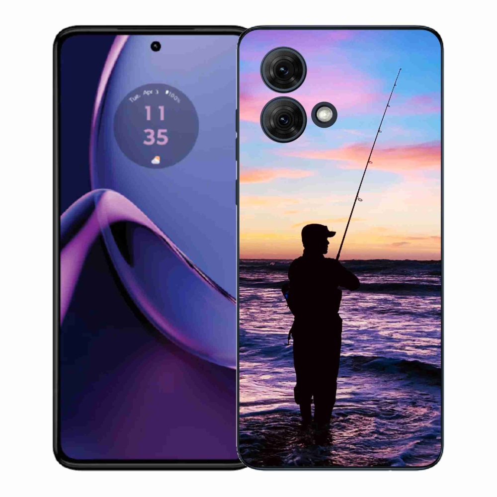 Gél védőburkolat mmCase a Motorola Moto G84 5G-hez - halászat 1