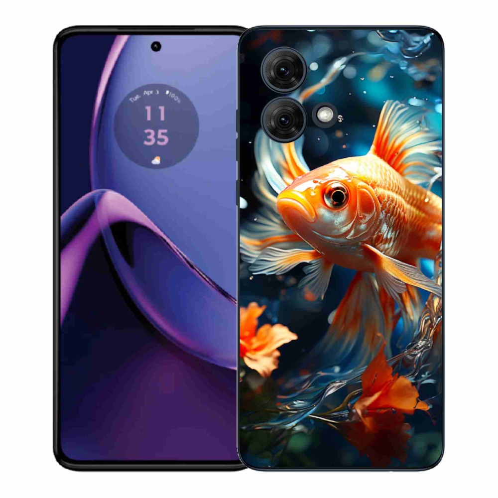 Gél védőburkolat mmCase a Motorola Moto G84 5G készülékhez - hal