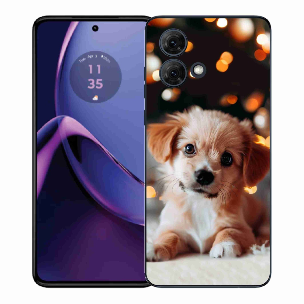 Zselés borítás mmCase Motorola Moto G84 5G - kölyökkékhez