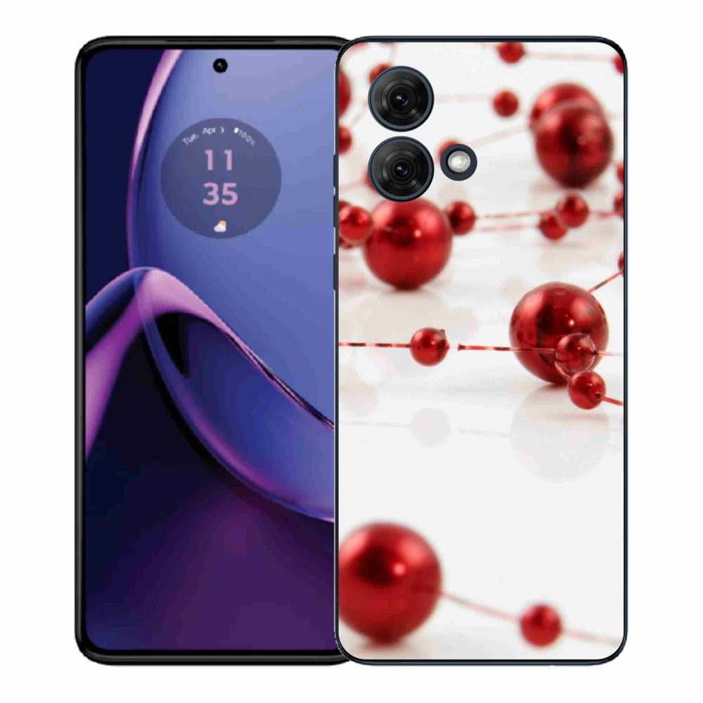 Gél borítás mmCase Motorola Moto G84 5G - Karácsonyi lánc