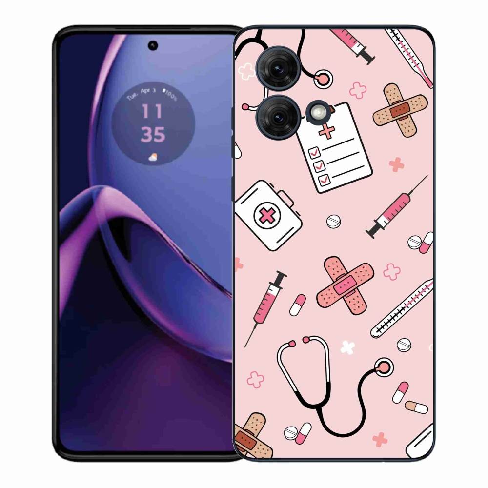 Gél védőburkolat mmCase a Motorola Moto G84 5G - egészség 2