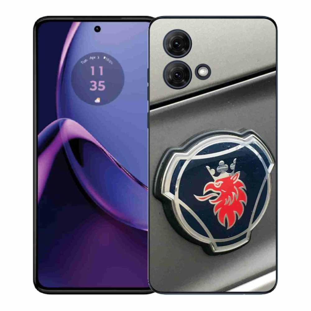 Gél védőburkolat mmCase a Motorola Moto G84 5G - Emblem 2 számára