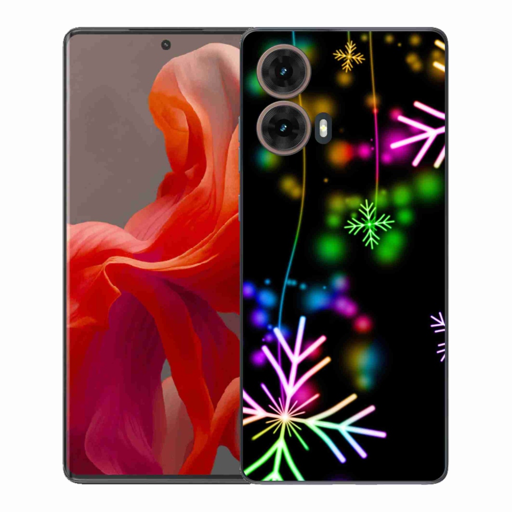 Zselés borítás mmCase Motorola Moto G85 5G - színes pelyhekhez