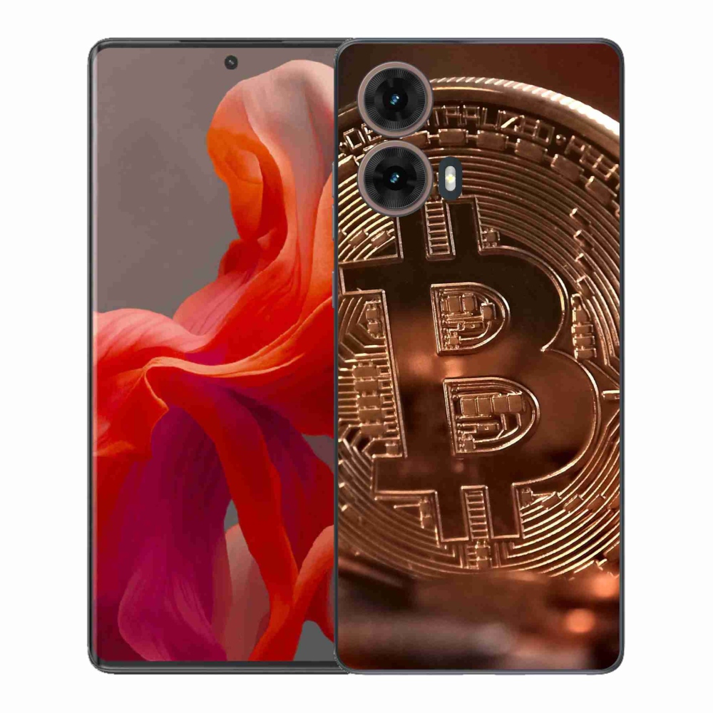 Gél borítás mmCase a Motorola Moto G85 5G számára - bitcoin