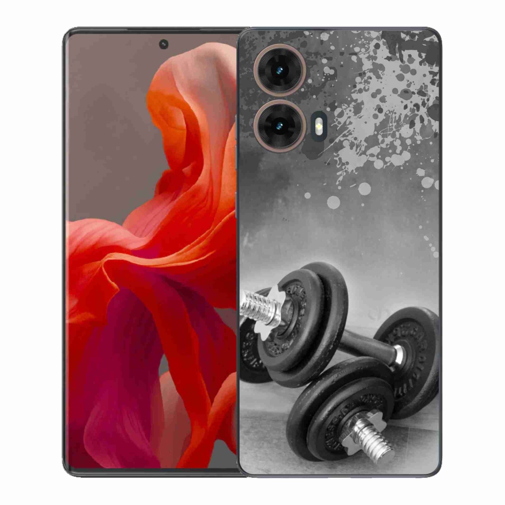 Gél védőburkolat mmCase a Motorola Moto G85 5G-hez - súlyzók 1