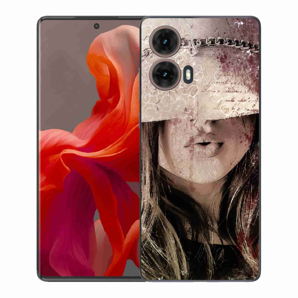 Gél védőburkolat mmCase Motorola Moto G85 5G - lányhoz