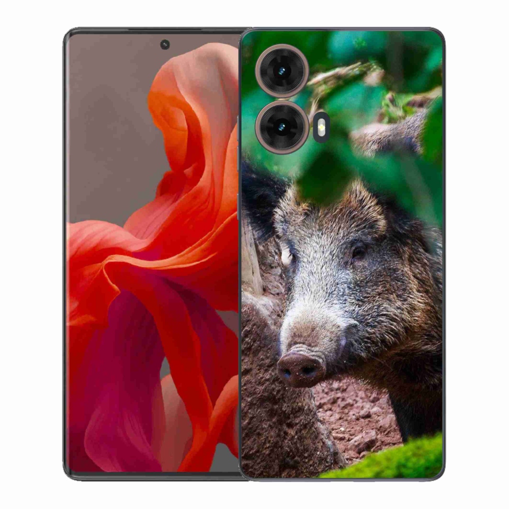 Zselés borítás mmCase a Motorola Moto G85 5G készülékhez - vaddisznó