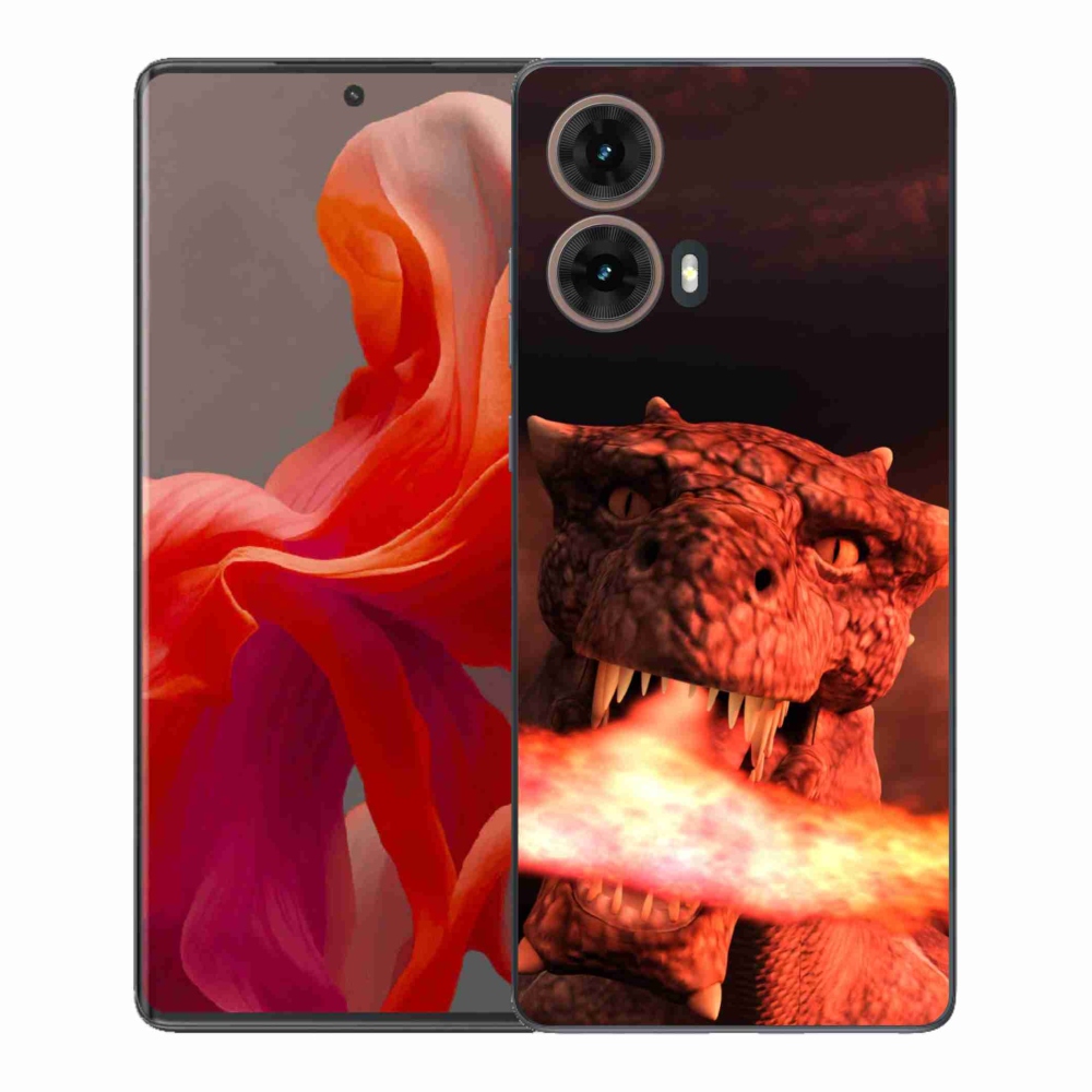 Gél védőburkolat mmCase Motorola Moto G85 5G - sárkány