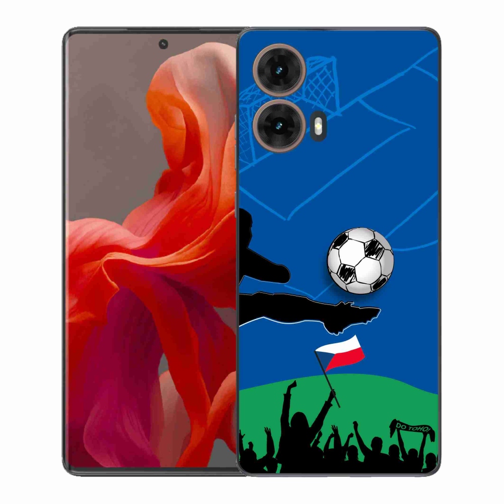 Zselés borítás mmCase a Motorola Moto G85 5G-hez - futballszurkolóknak