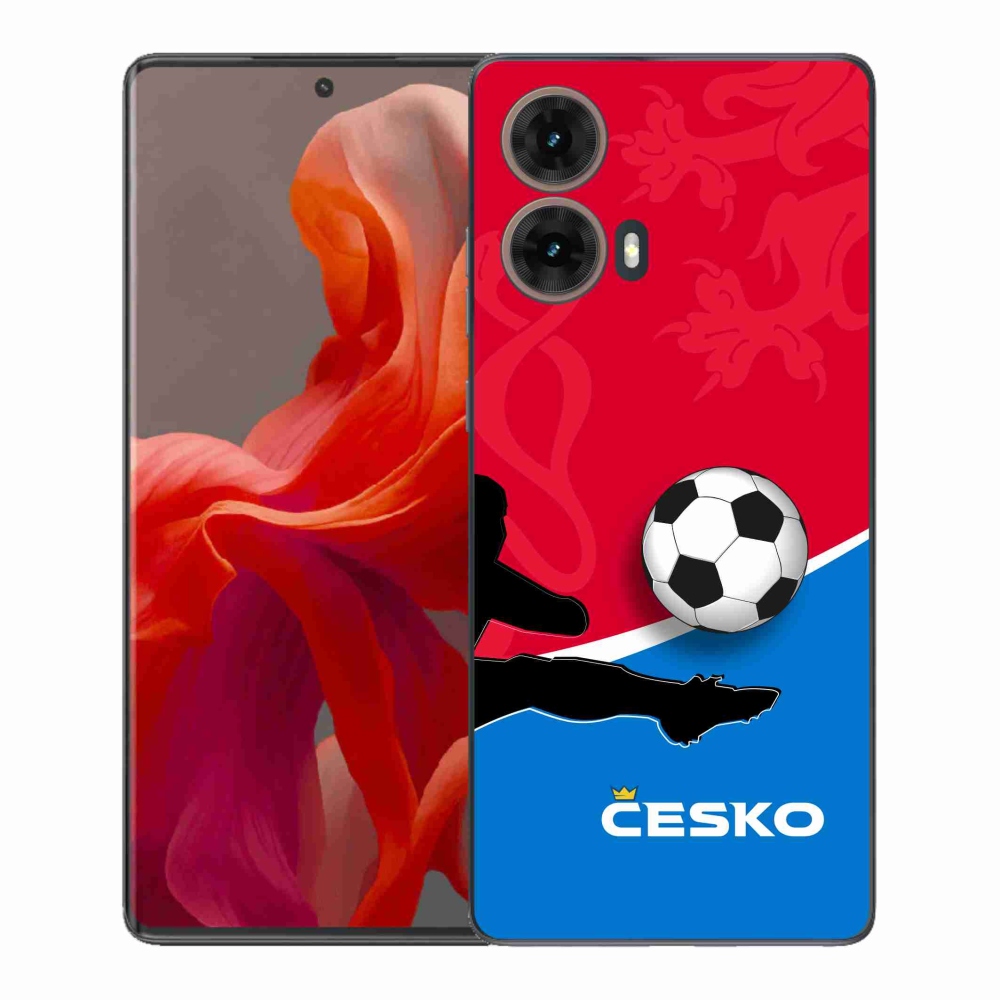 Gél borítás mmCase Motorola Moto G85 5G - Foci Csehország 2