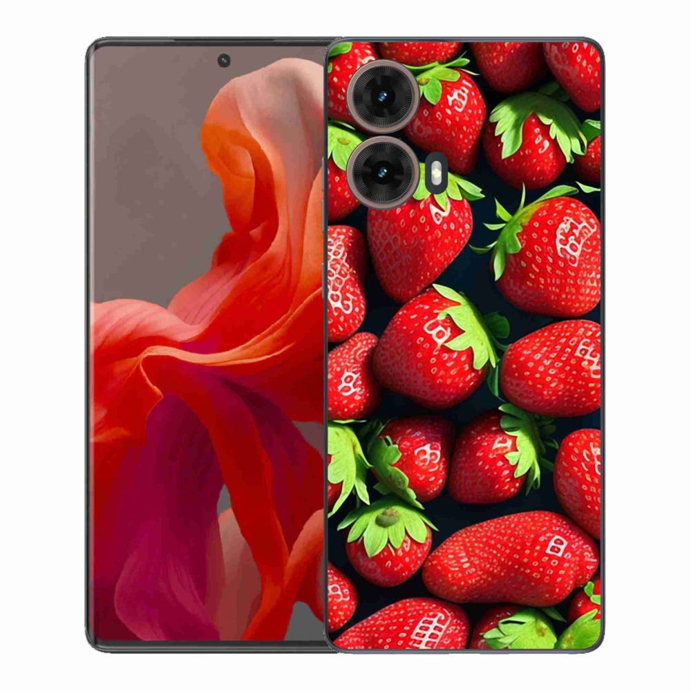 Gél védőburkolat mmCase Motorola Moto G85 5G - eper