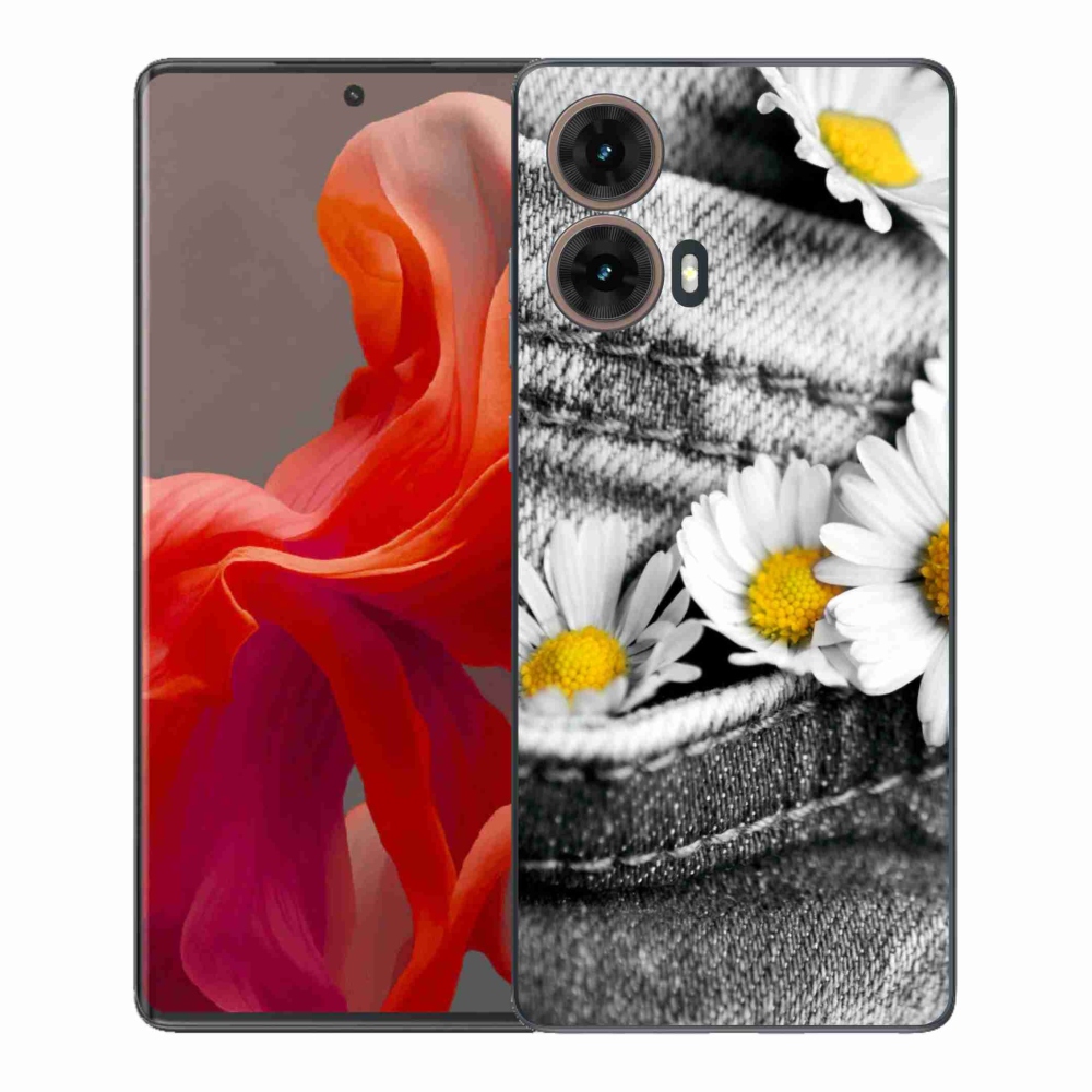 Gél védőburkolat mmCase a Motorola Moto G85 5G készülékhez - Százszorszép