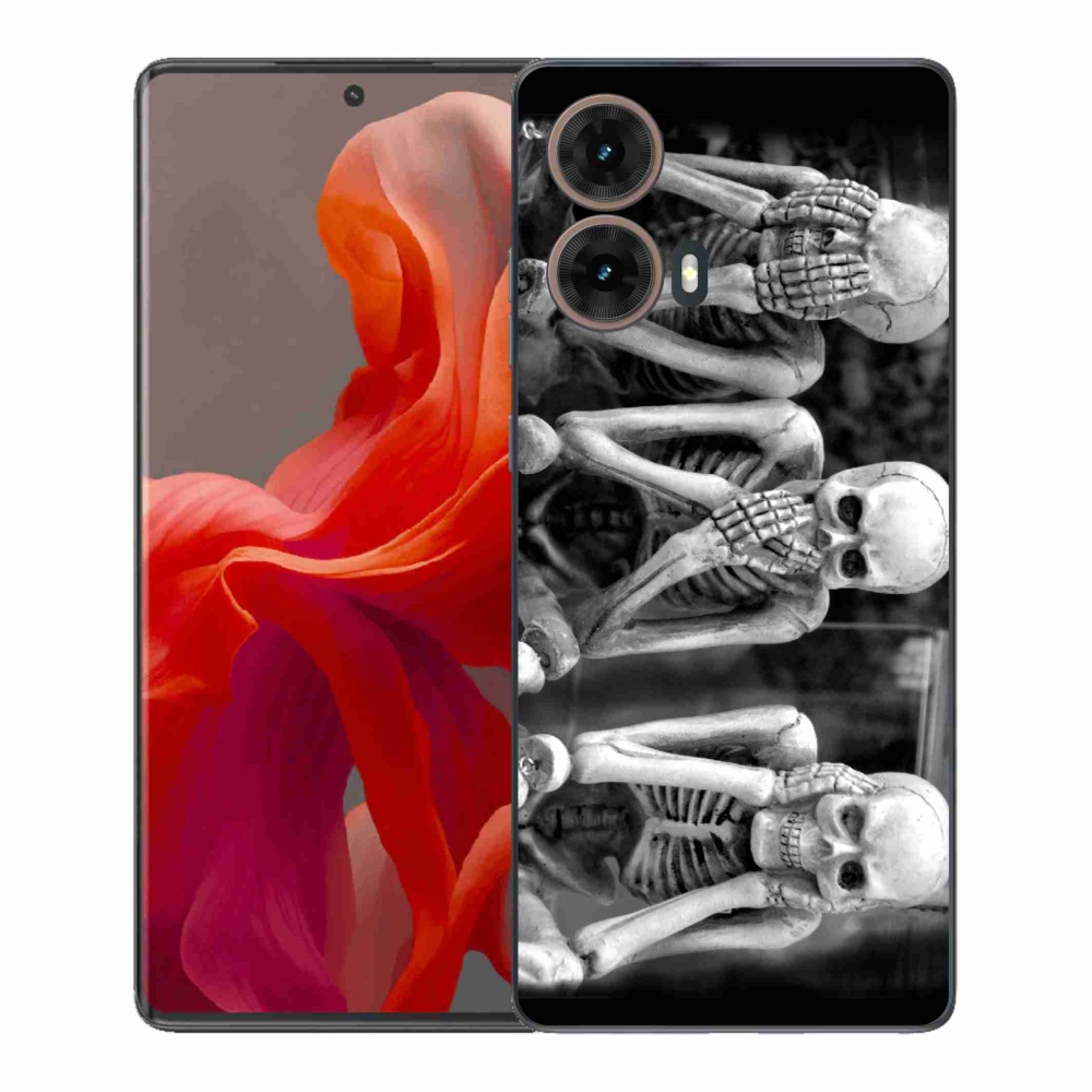 Gél védőburkolat mmCase a Motorola Moto G85 5G - csontvázakhoz