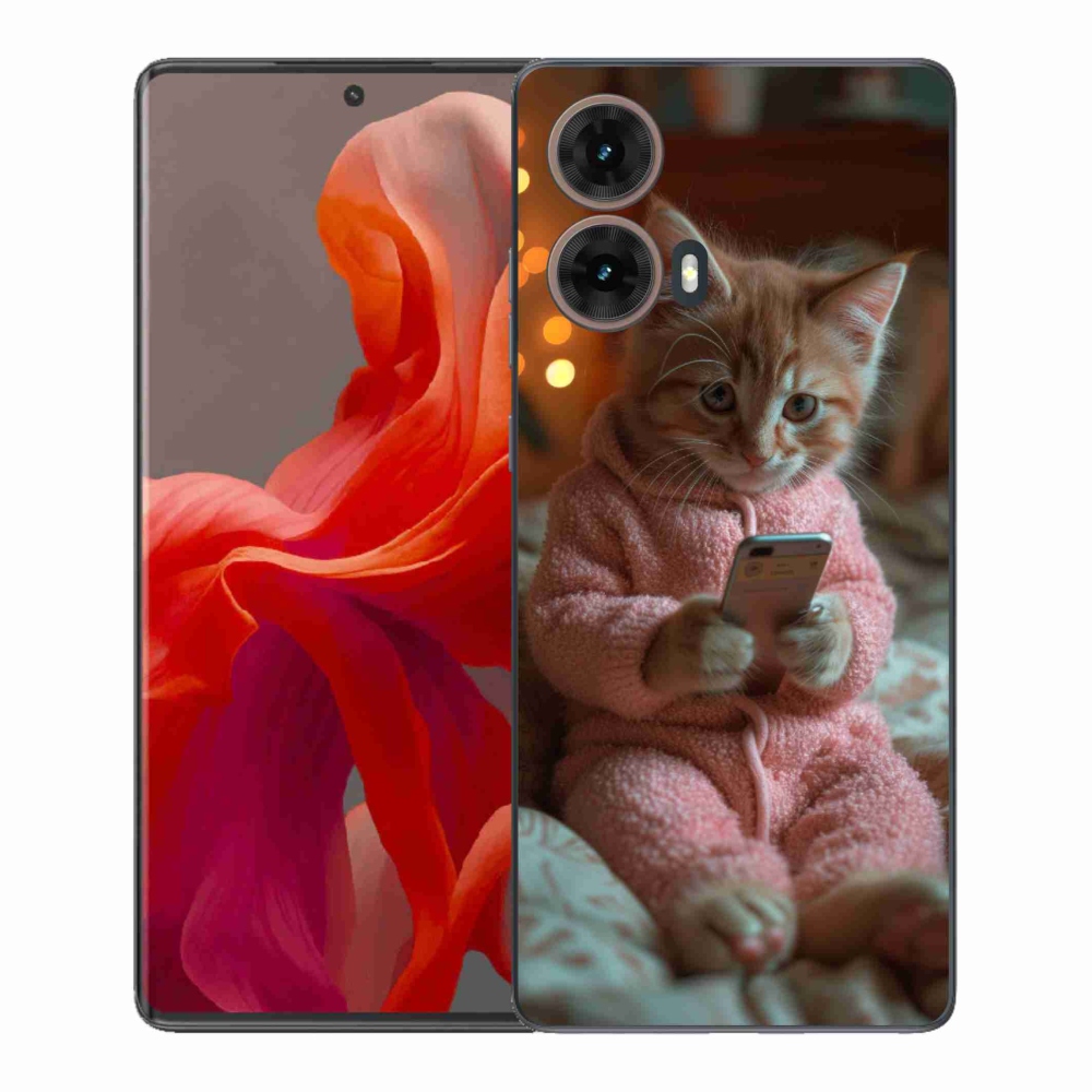 Gél védőburkolat mmCase a Motorola Moto G85 5G - baba mobillal