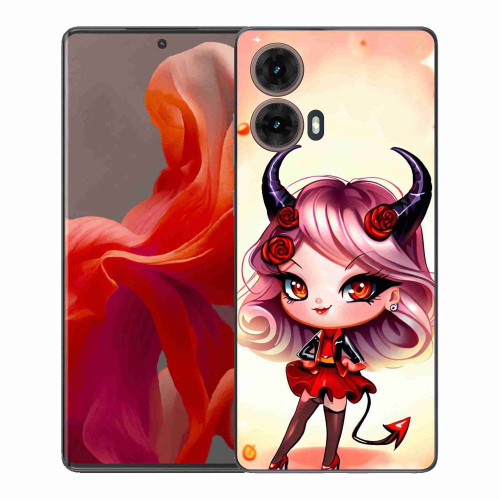 Gél védőburkolat mmCase a Motorola Moto G85 5G készülékhez - rajzfilm ördög