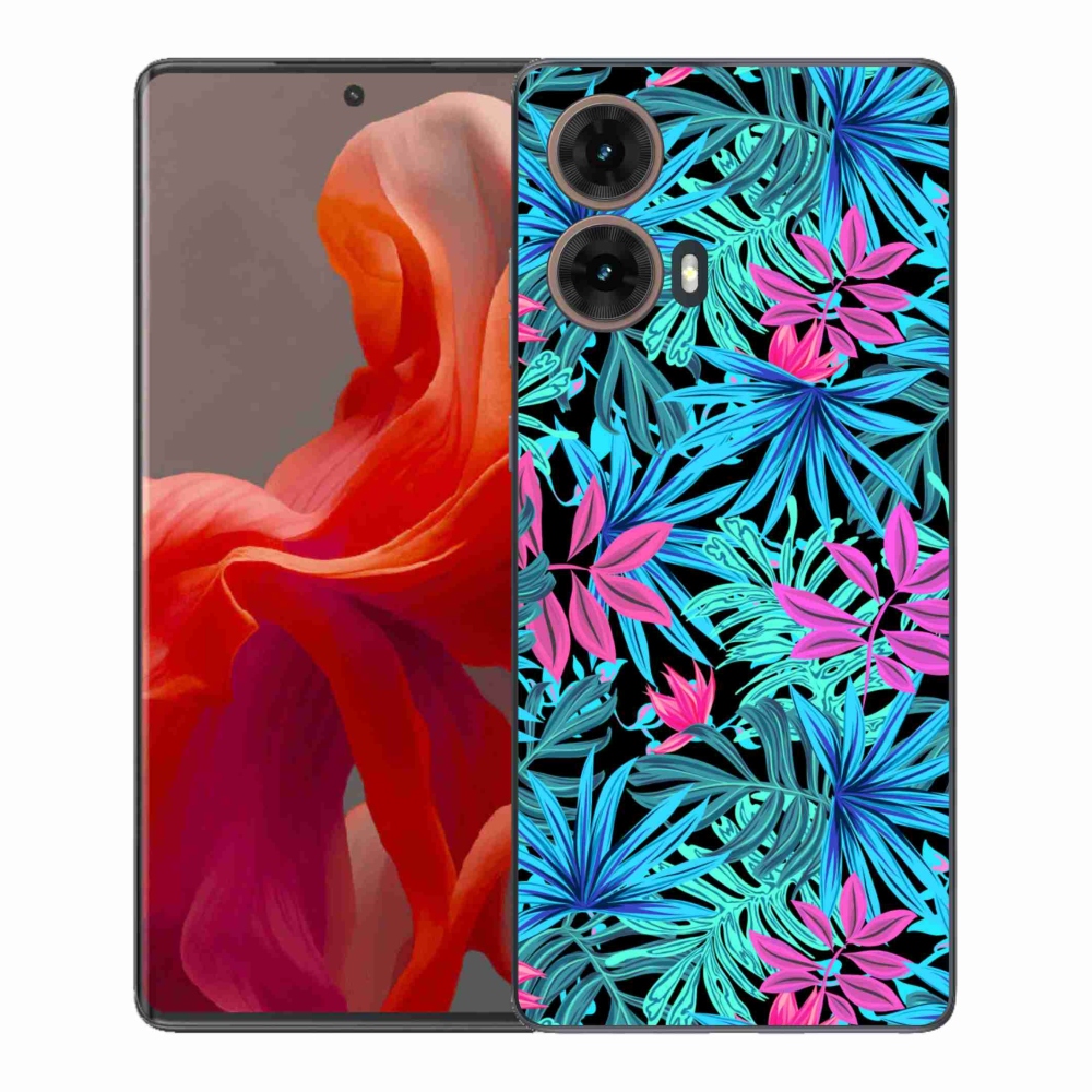 Gél védőburkolat mmCase a Motorola Moto G85 5G készülékhez - virágok 3